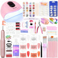 Acrylic Nail Kit with Drill and UV Light for Beginners