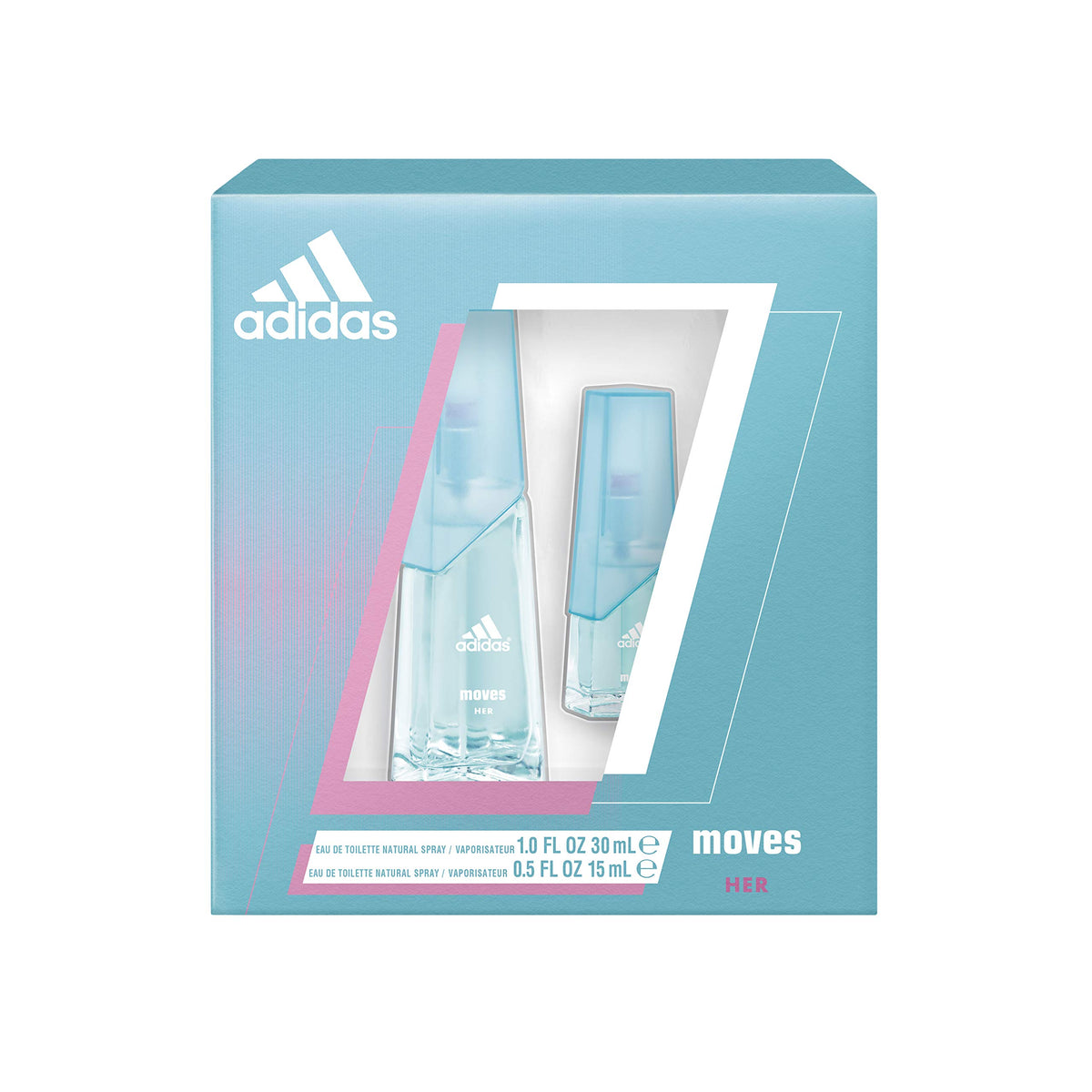 Adidas Moves for Her Citrus Floral Eau de Toilette Duo