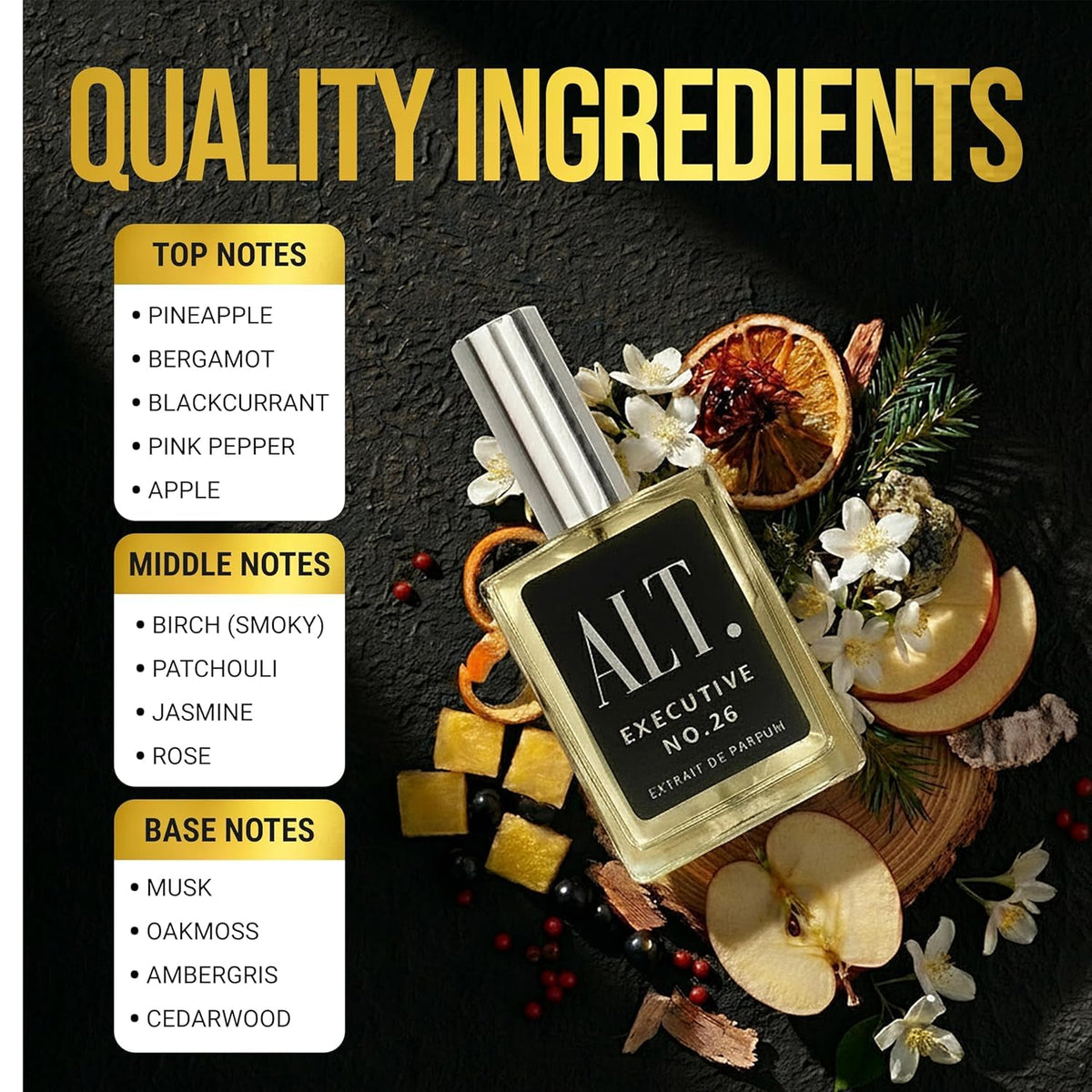 ALT. FRAGRANCES Executive No. 26 Extrait de Parfum for Men