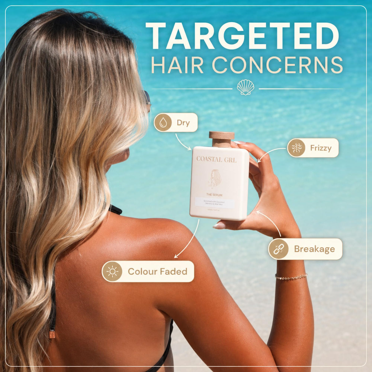 Pre-Swim Leave-In Conditioner for Chlorine & Saltwater Hair, 6.8 fl oz