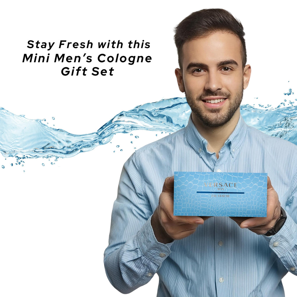 Versace Man Eau Fraîche Men's Mini Fragrance & Grooming Gift Set