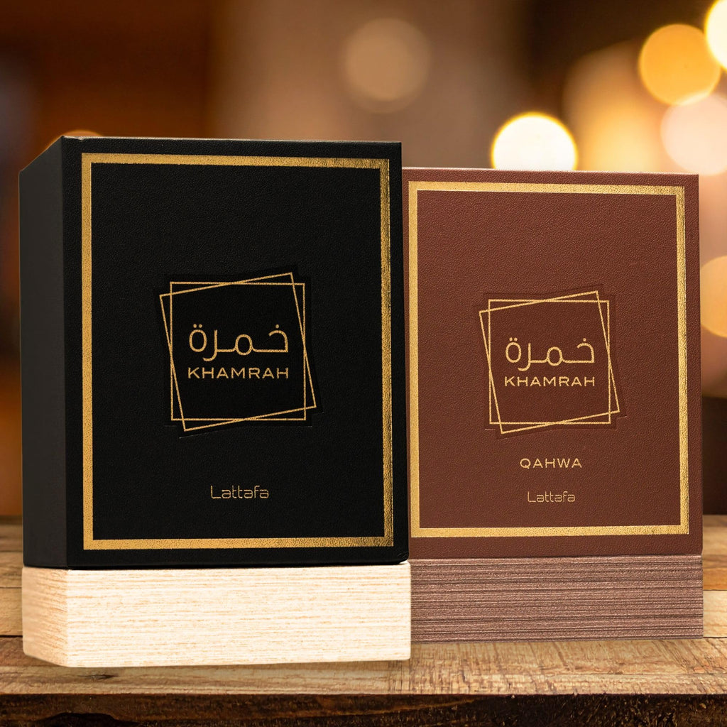 Lattafa Khamrah & Khamrah Qahwa Unisex Eau de Parfum Set