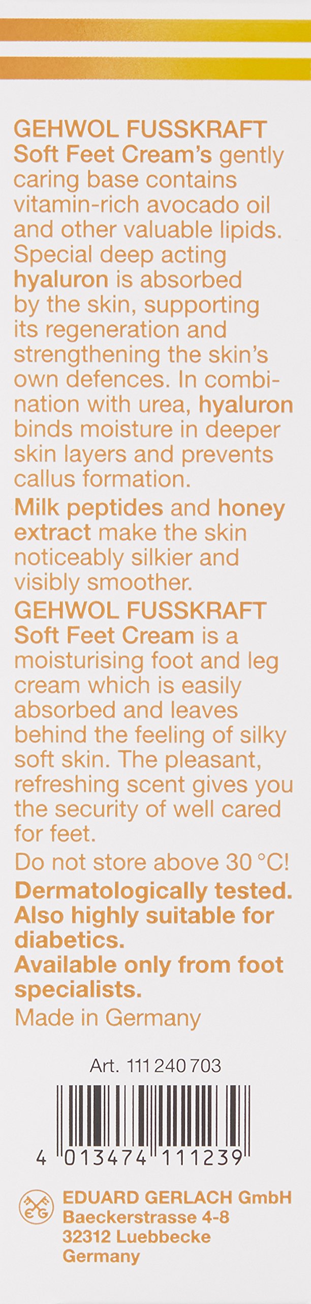 GEHWOL Soft Feet Cream, 4.4 Ounce