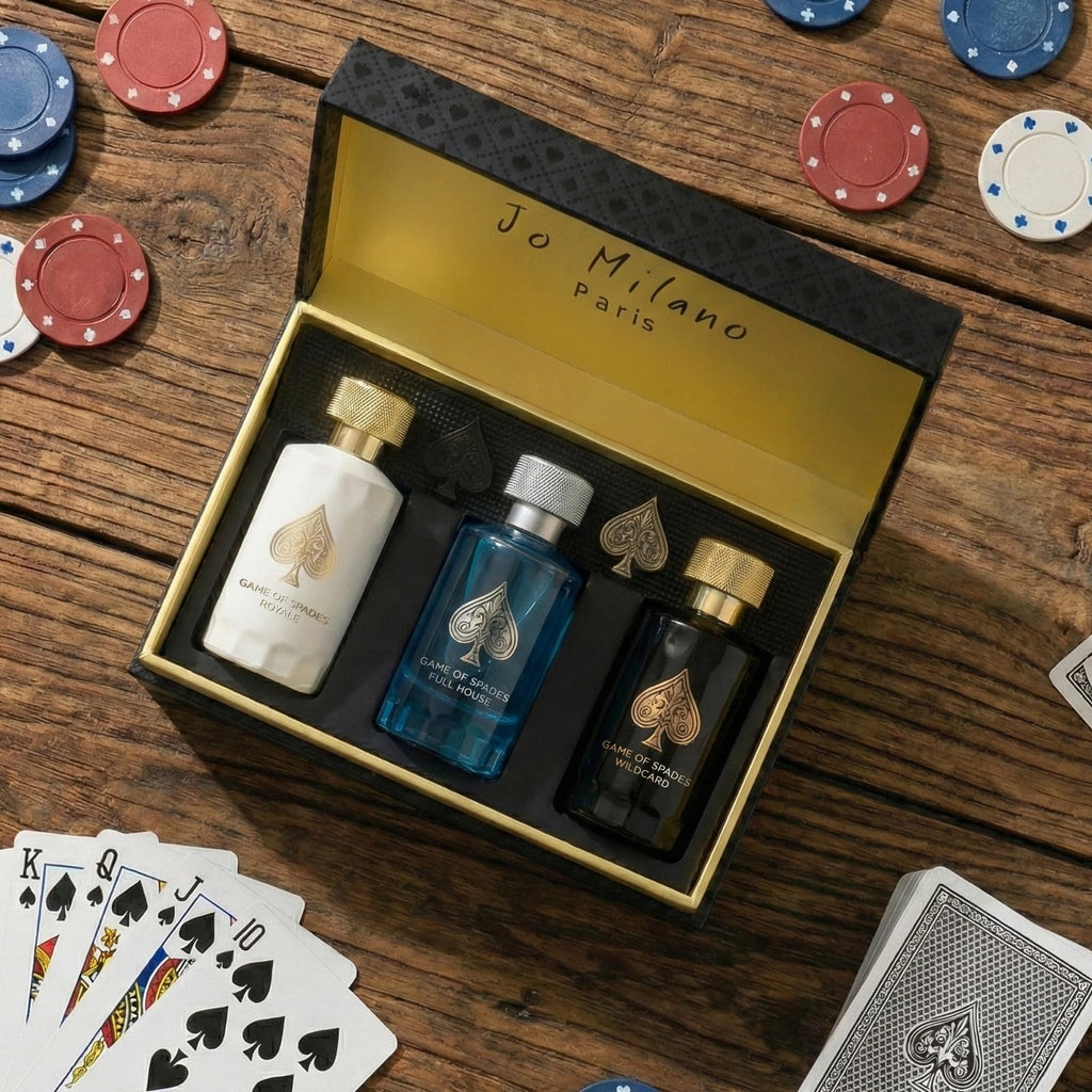 Jo Milano Game of Spades Collection Parfum Gift Set, 3x30ml