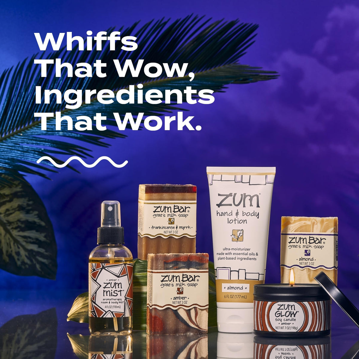 Zum Indigo Wild Home Essentials Bundle - Laundry, Hand, Room & Goat Milk Soap