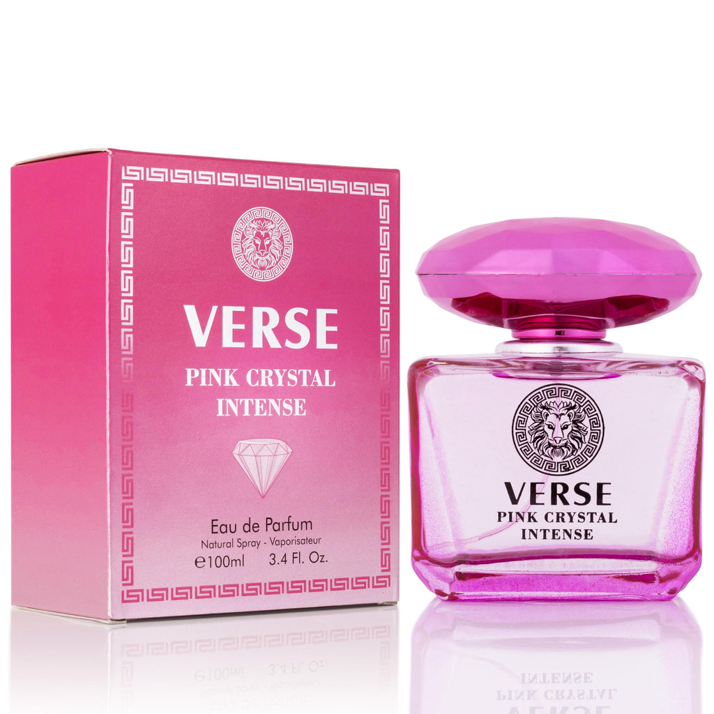 Verse Pink Crystal Intense Women's Fruity Floral Perfume, 3.4 fl oz