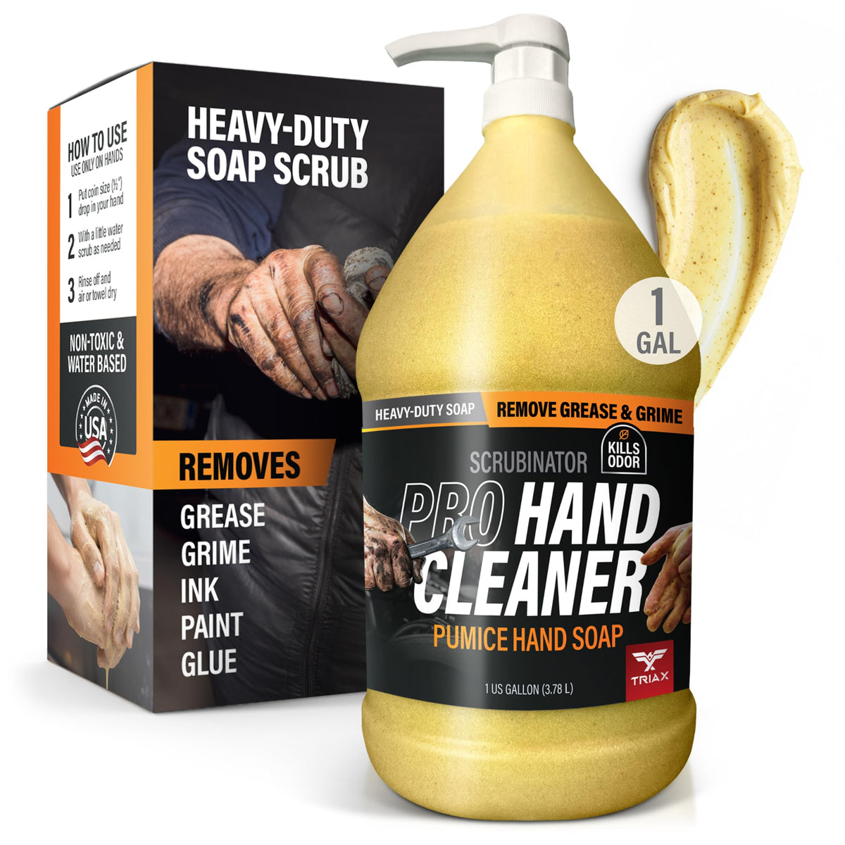 TRIAX Scrubinator Heavy-Duty Hand Scrub Cleaner