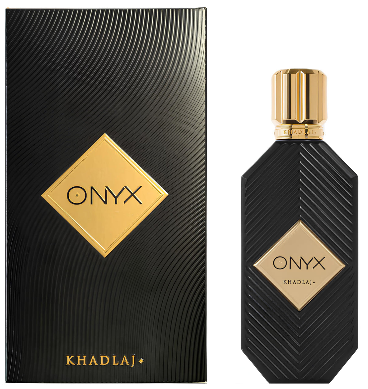 Khadlaj Onyx Gold Eau de Parfum Spray, Aromatic Unisex Fragrance
