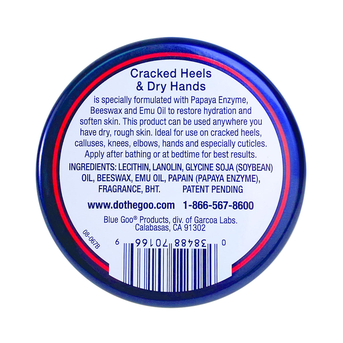 Blue Goo Cracked Skin Protectant with Lanolin, Emu Oil & Beeswax, 2 oz