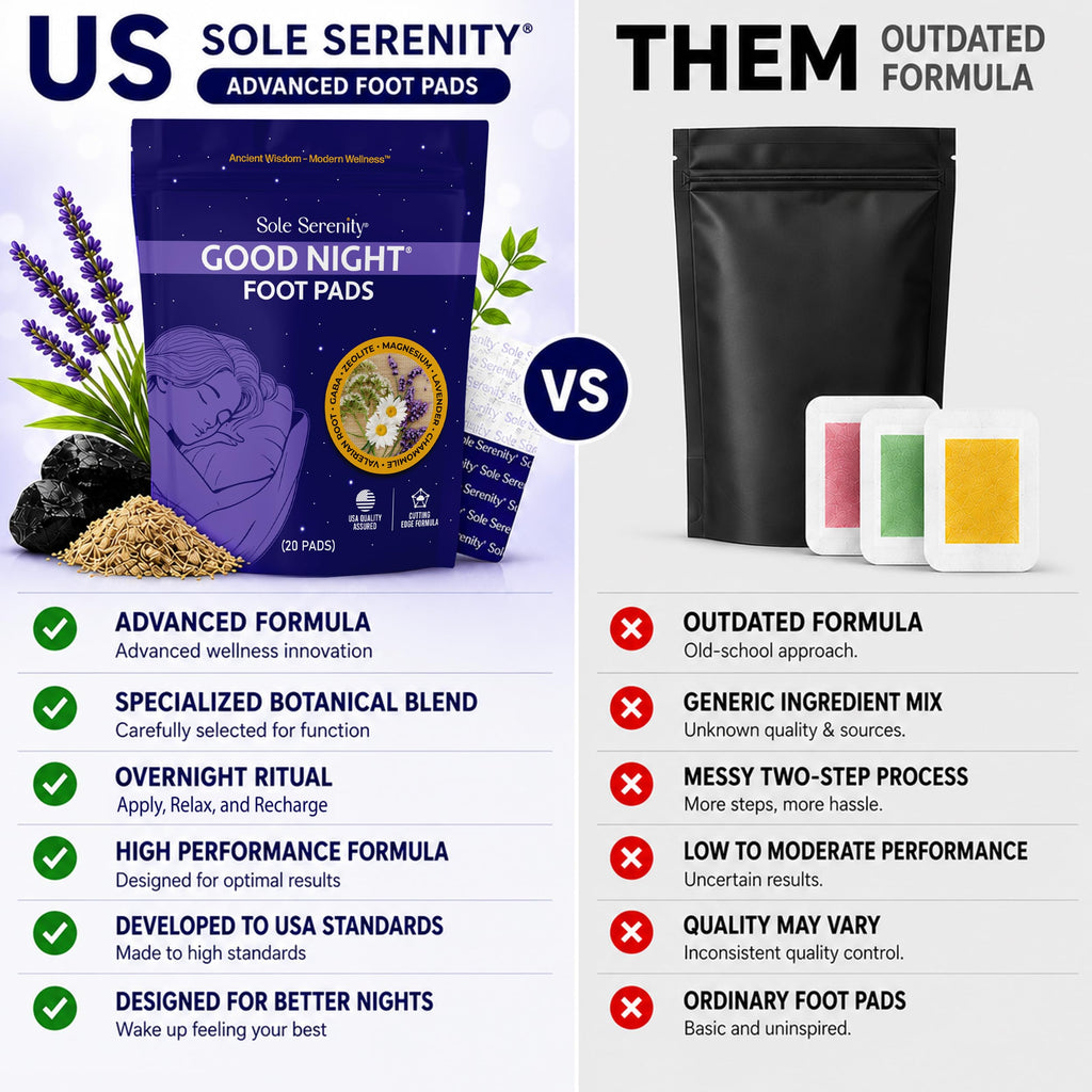 Sole Serenity Good Night Foot Pads with Magnesium and Lavender, 20 Pads
