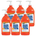 Zep Original Orange Heavy-Duty Hand Cleaner with Pumice, 48 Fl Oz, 6-Pack