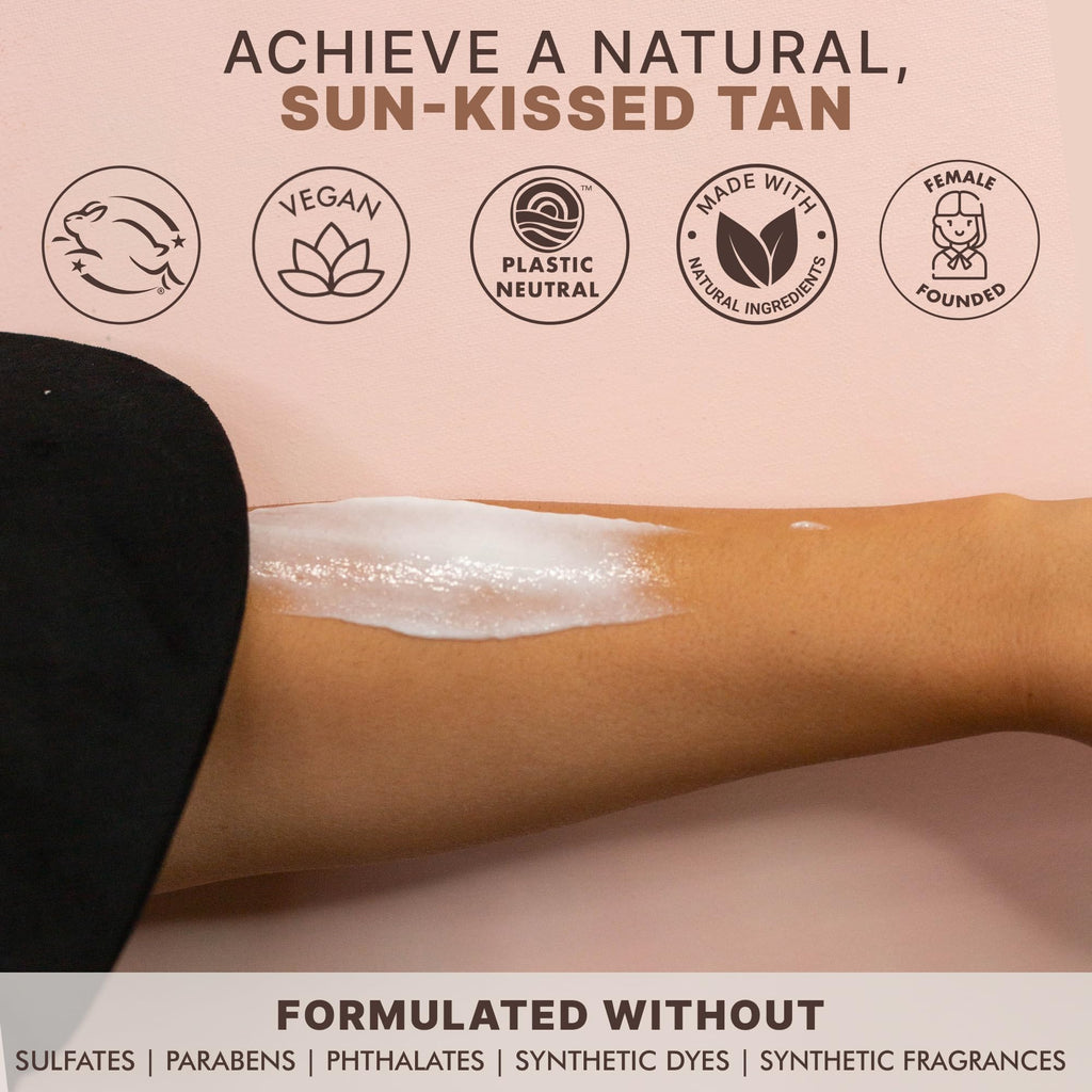 Beauty by Earth Self Tanner Lotion – Natural Glow for Face & Body