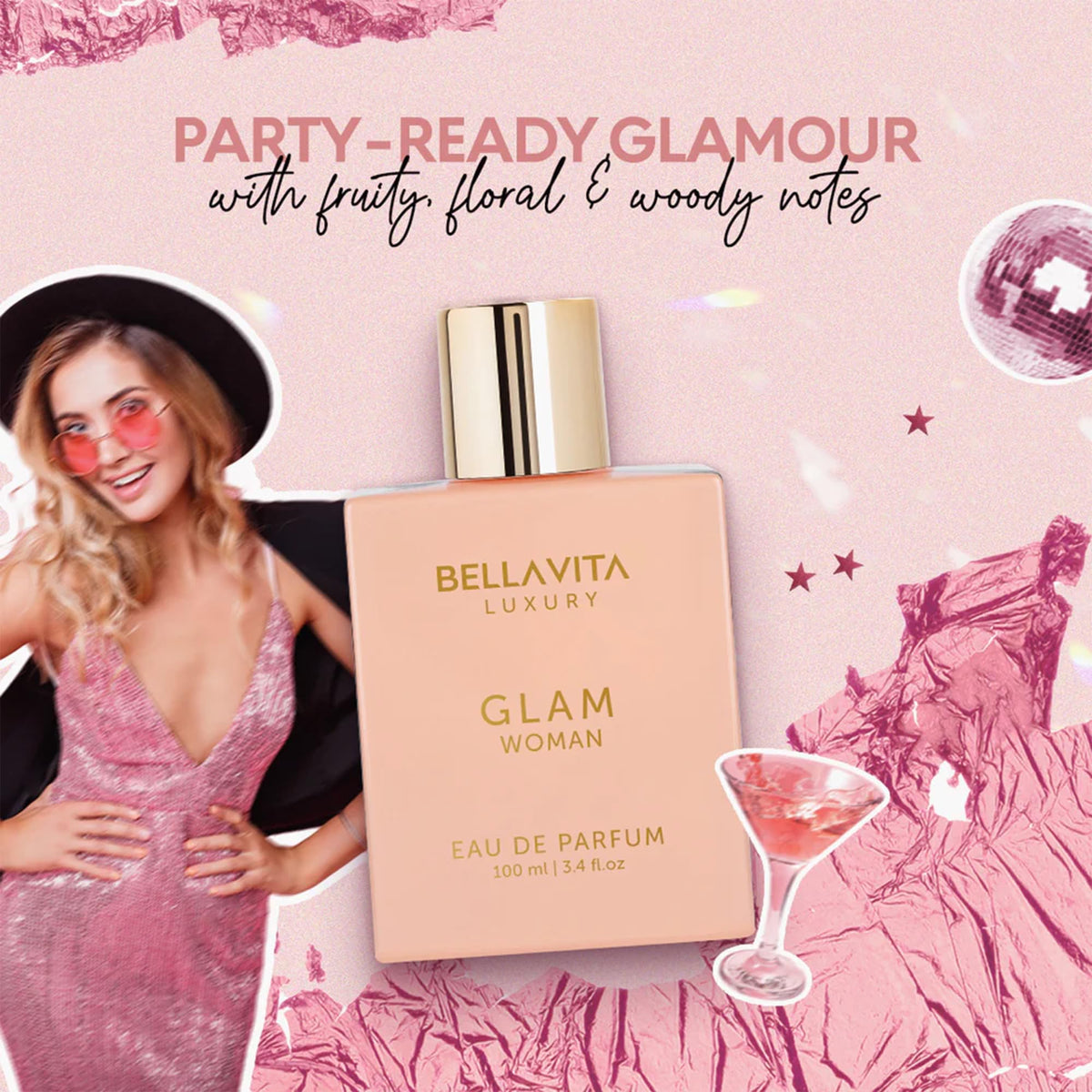 Bellavita Glam Woman Eau de Parfum for Women