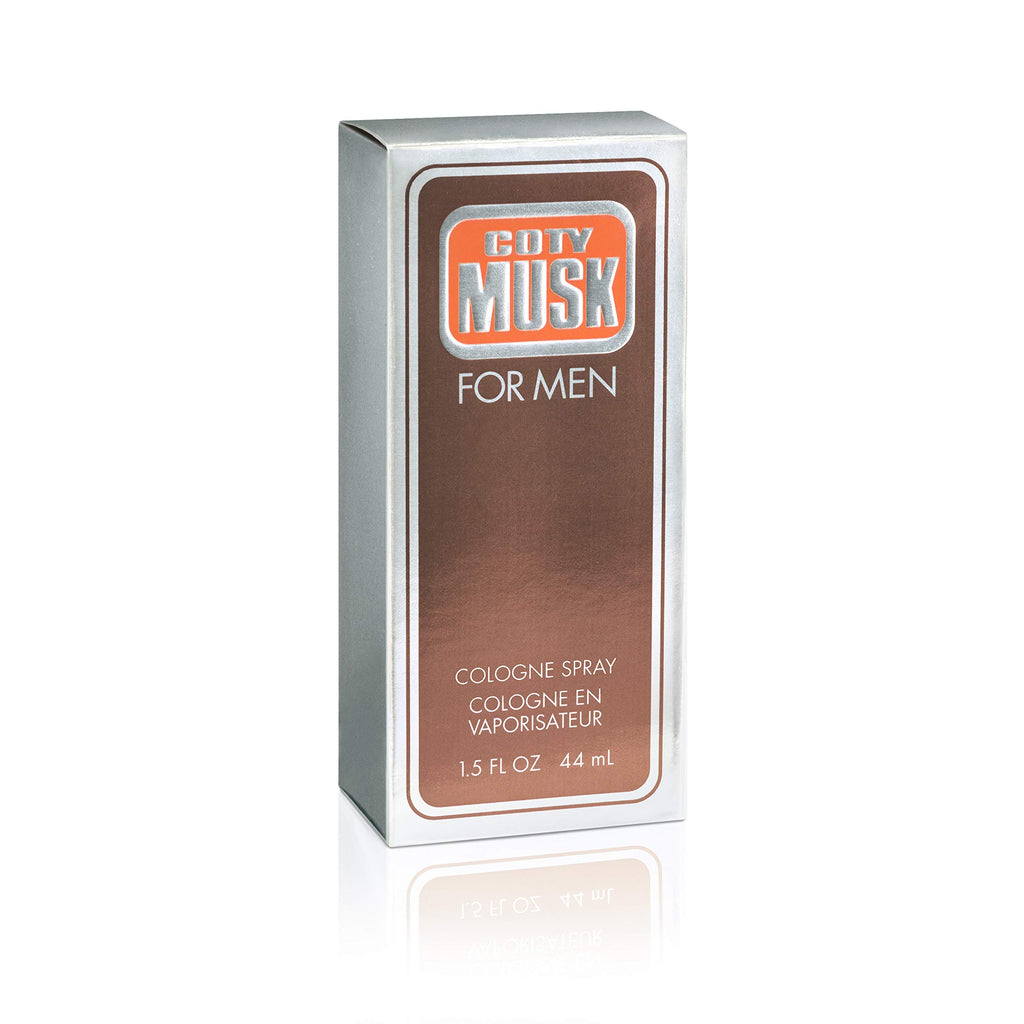 Wild Musk for Men Eau de Cologne Spray, 1.5 Fl Oz, Pack of 2
