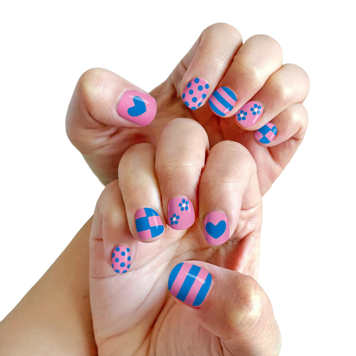 Piggy Paint Nail Polish Pens, 3-Pack Bright Bunch, Non-Toxic Water-Based Kids Nail Art