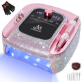 2-in-1 Nail Drill and UV LED Nail Lamp, Rechargeable 45000 RPM