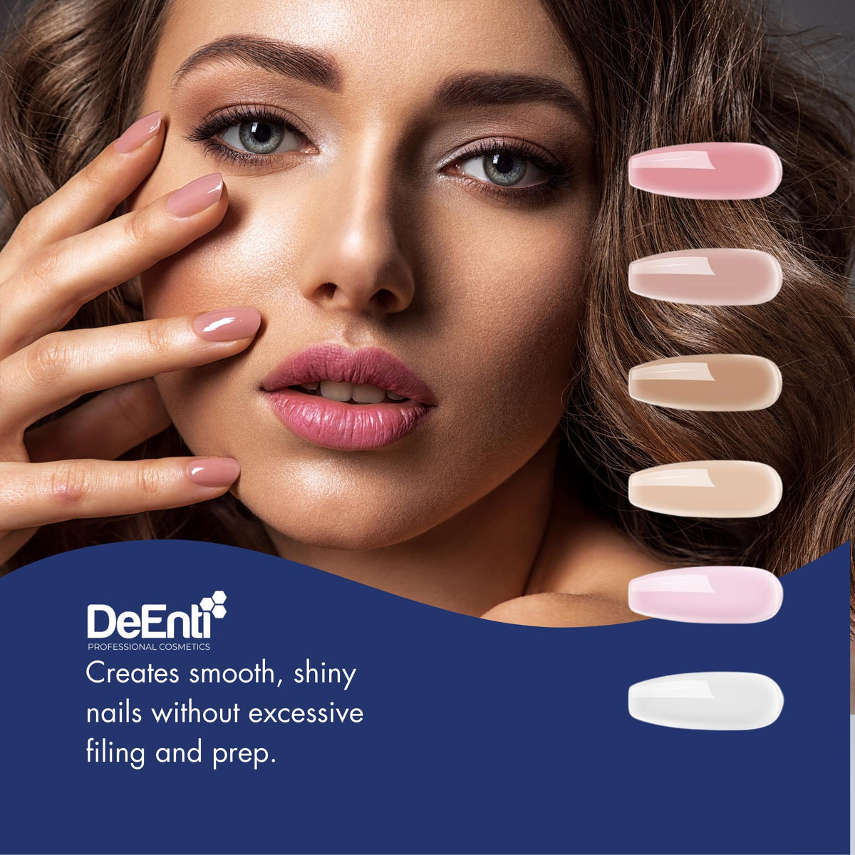 DeEnti Acrylic Nail Powder - Professional Nail Enhancement Powder