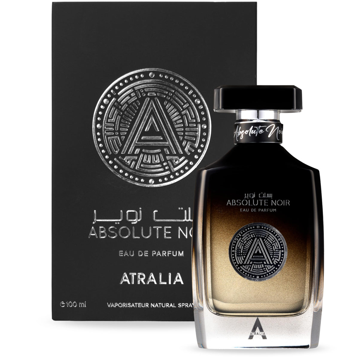 Atralia Absolute Noir Eau De Parfum for Men 100ml 3.4oz
