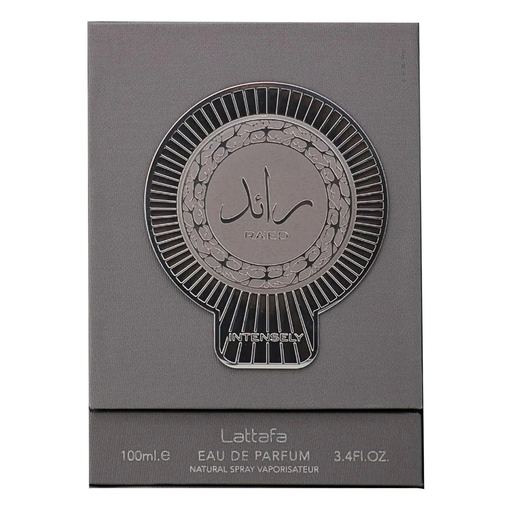 Lattafa Ra'ed Intensely Eau de Parfum Spray, Unisex Citrus Woody Amber Fragrance