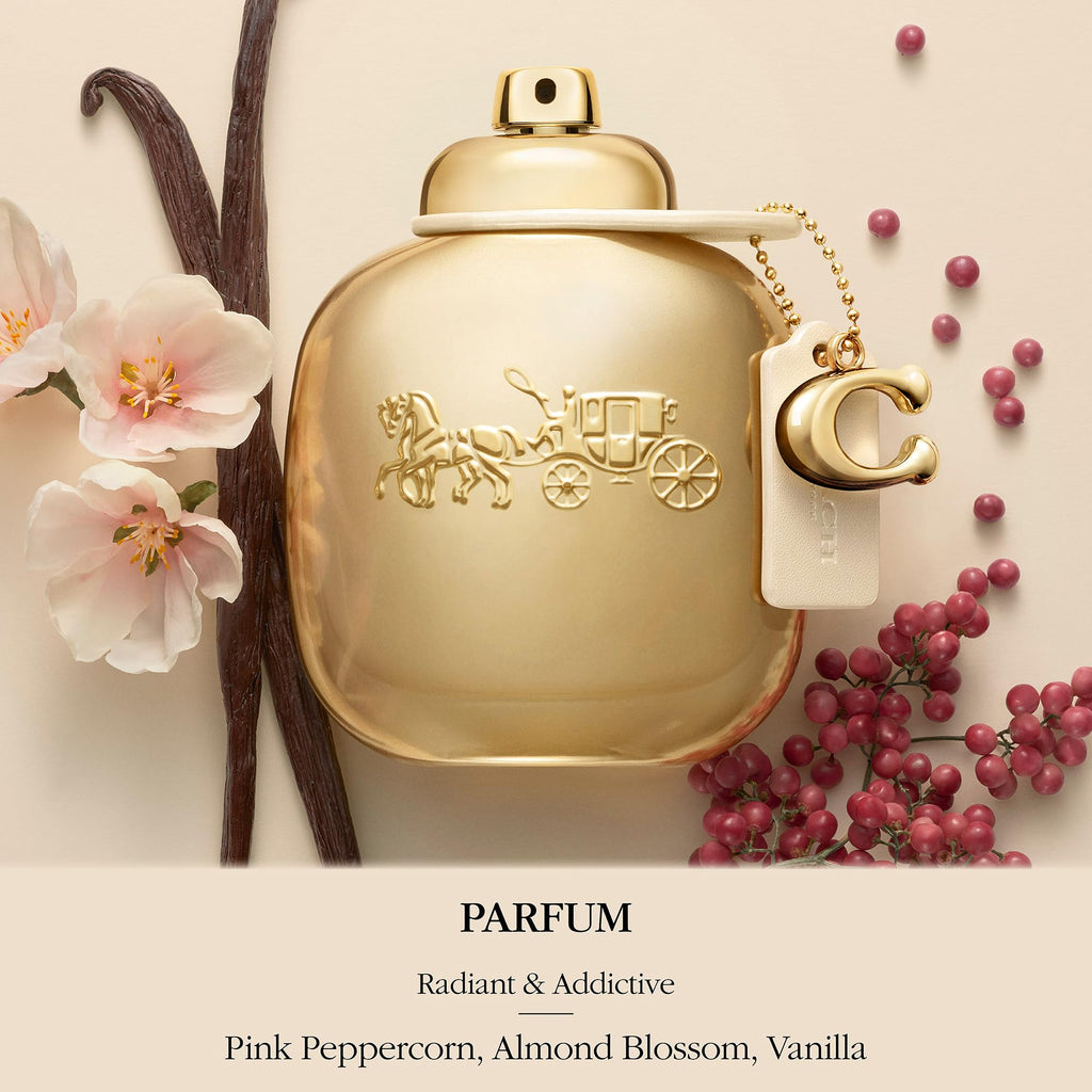 COACH Gold Parfum Women's Perfume - Ambery Floral Fragrance