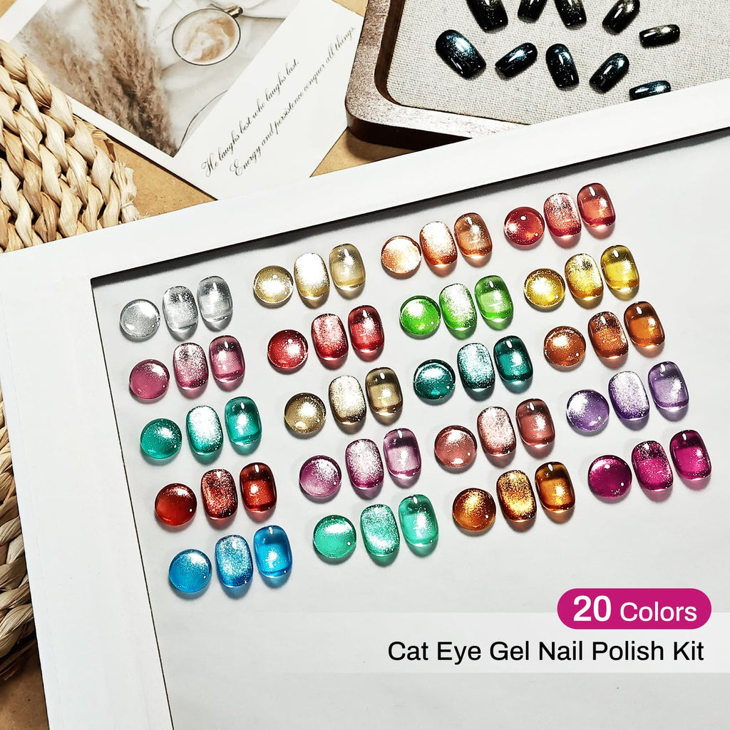 JODSONE Cat Eye Gel Nail Polish for DIY Nail Art