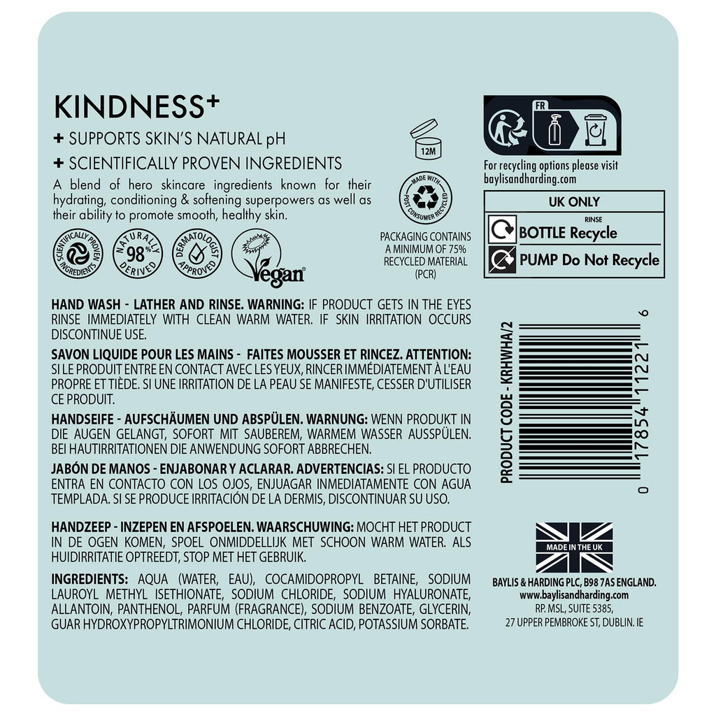 Baylis & Harding Kindness+ Hydrating Liquid Wash