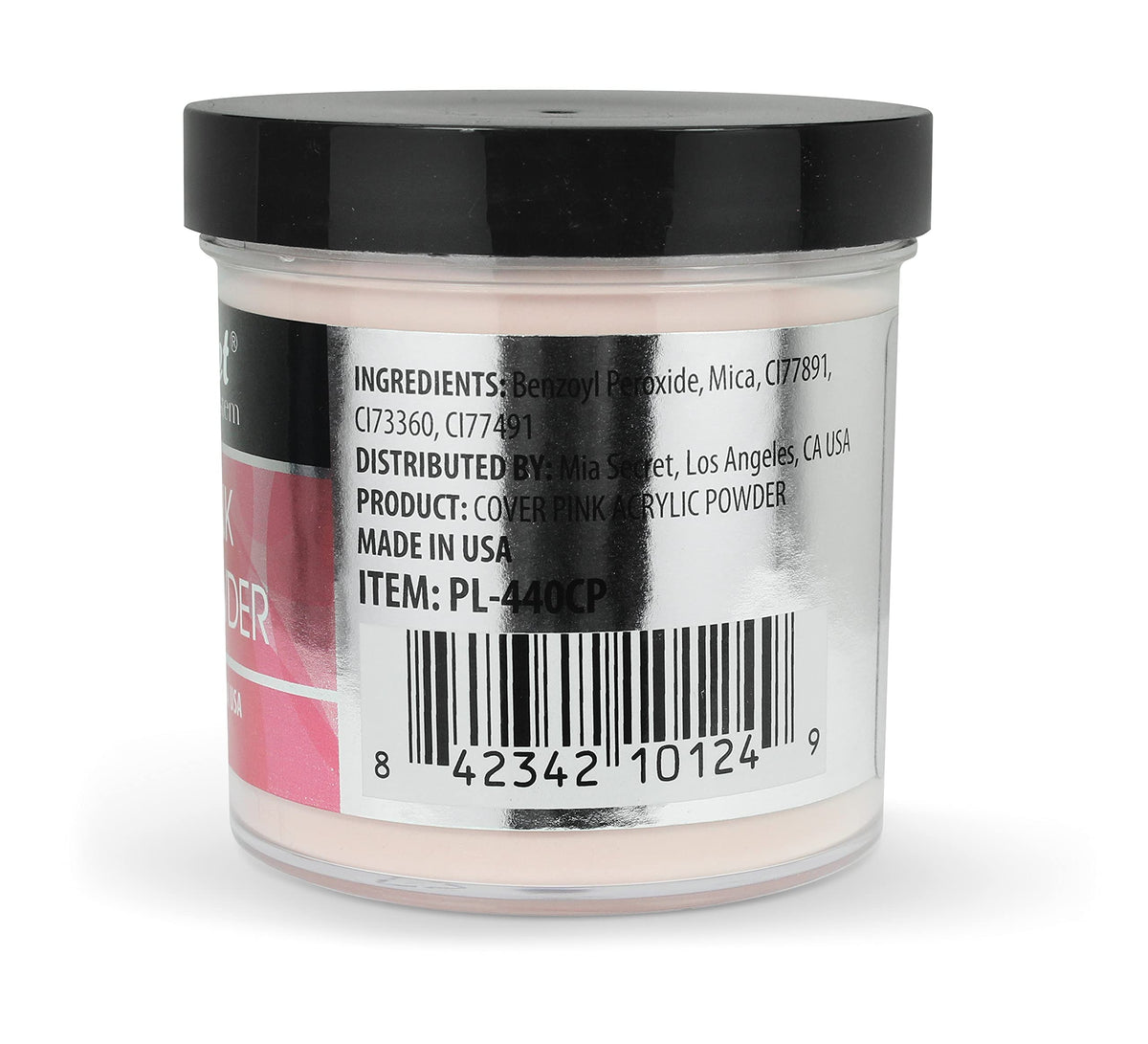 MIA SECRET Cover Pink Nail Acrylic Powder, 4 Ounce