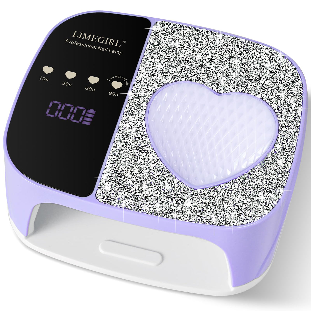 LIMEGIRL UV LED Nail Lamp Kit, Cordless Rechargeable Gel Polish Curing Light