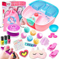 Kids Spa Day Kit with Foot Spa, Nail Dryer & Bath Bombs