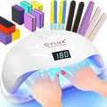 OVLUX 180W UV LED Nail Lamp with Nail Buffer & File Set