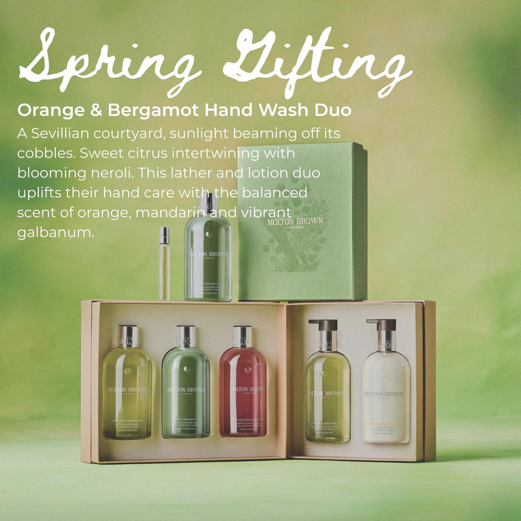 Molton Brown Orange & Bergamot Hand Care Collection, Hand Wash & Lotion Duo