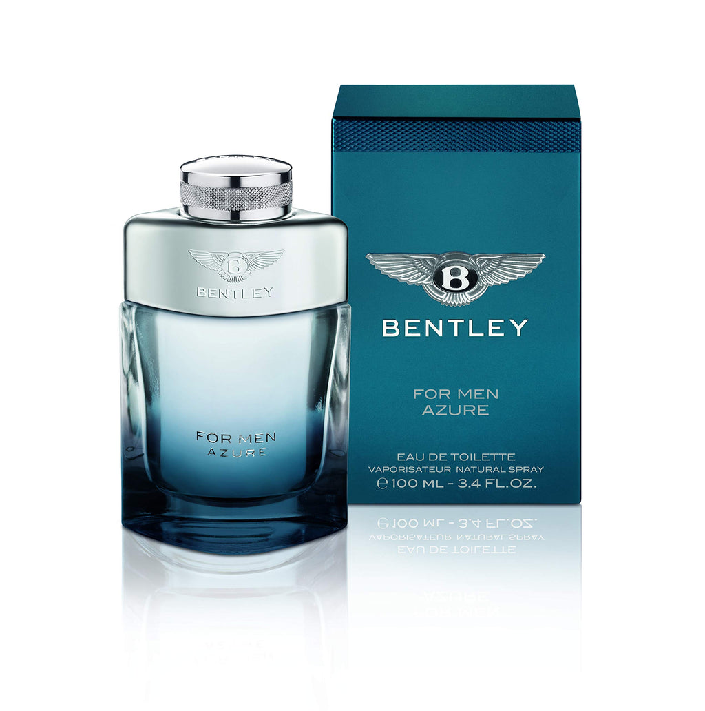 Bentley for Men Azure Fruity Eau de Toilette Spray, 3.4 Fl Oz
