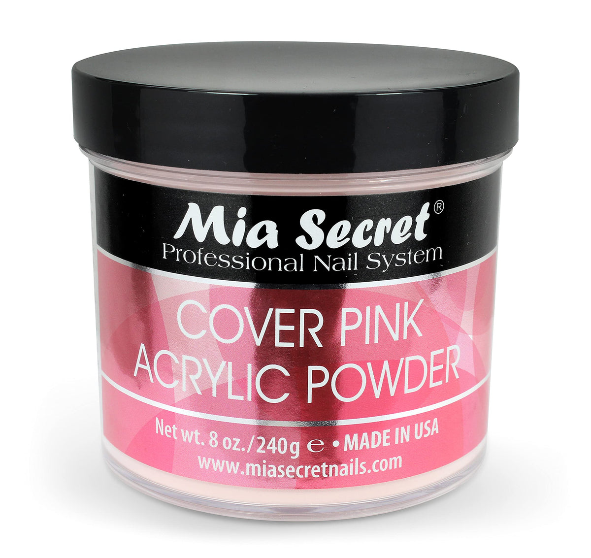 Mia Secret Cover Pink Acrylic Powder 8 oz Professional Nail System