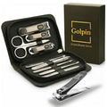 9-Piece Stainless Steel Manicure & Pedicure Set with Case