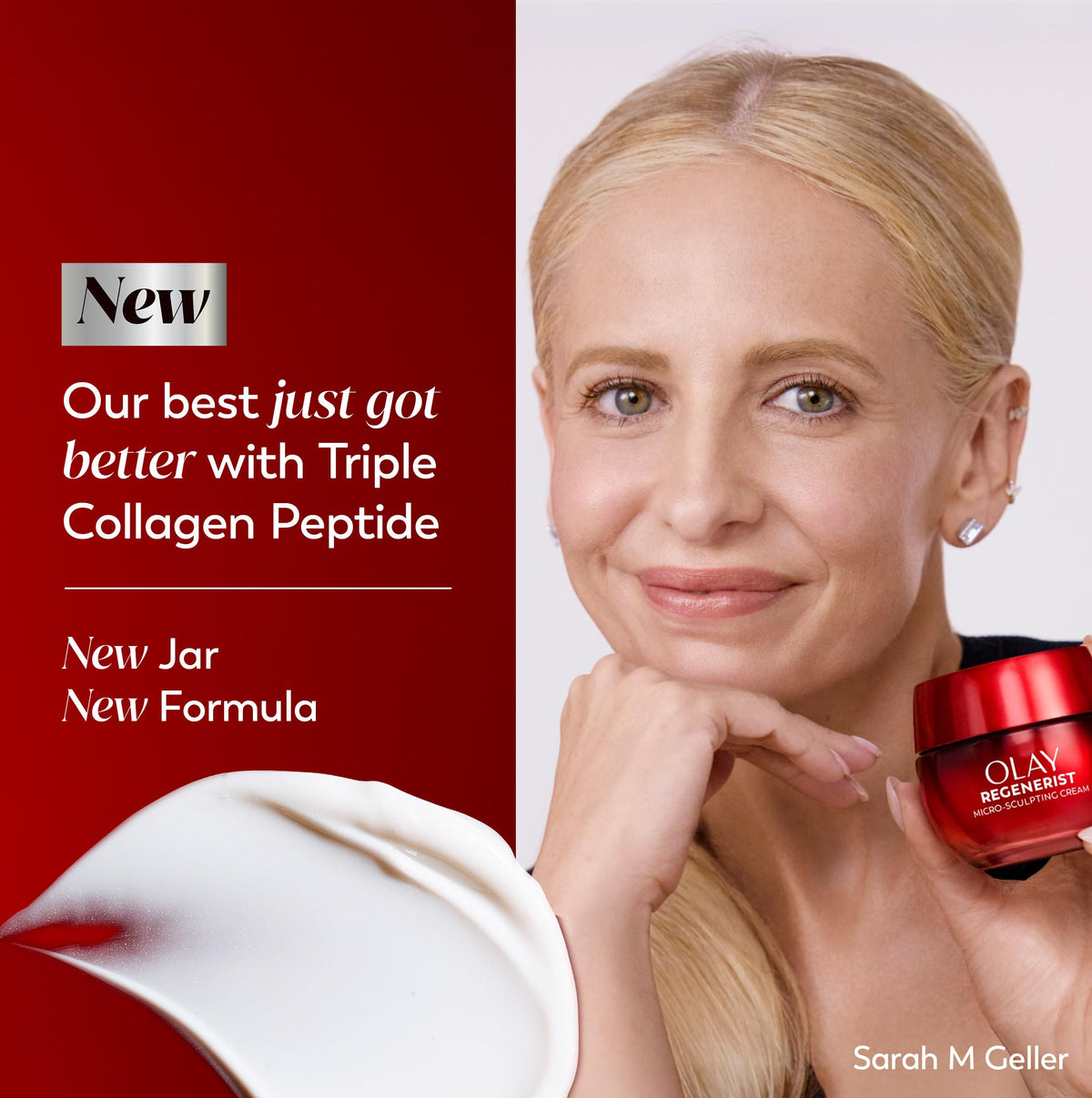 Olay Regenerist Micro-Sculpting Face Cream, Fragrance-Free, 1.7 oz