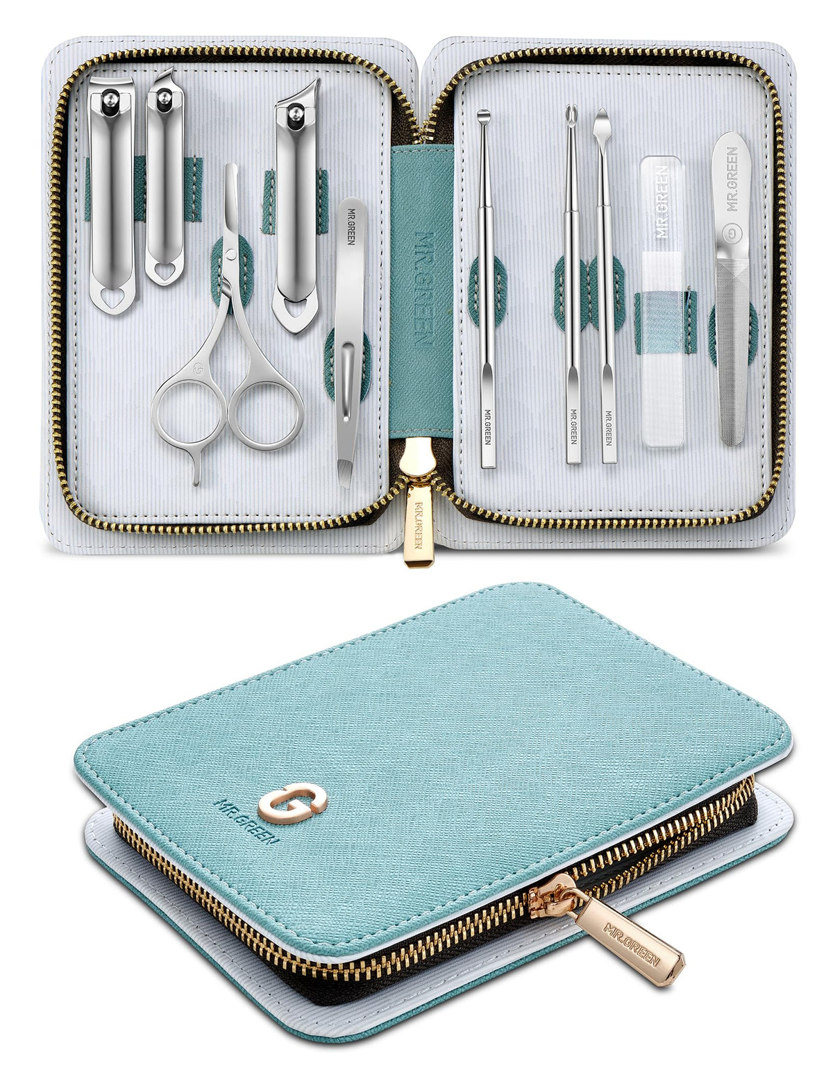 MR.GREEN Manicure Nail Care Kit with Stainless Steel Tools