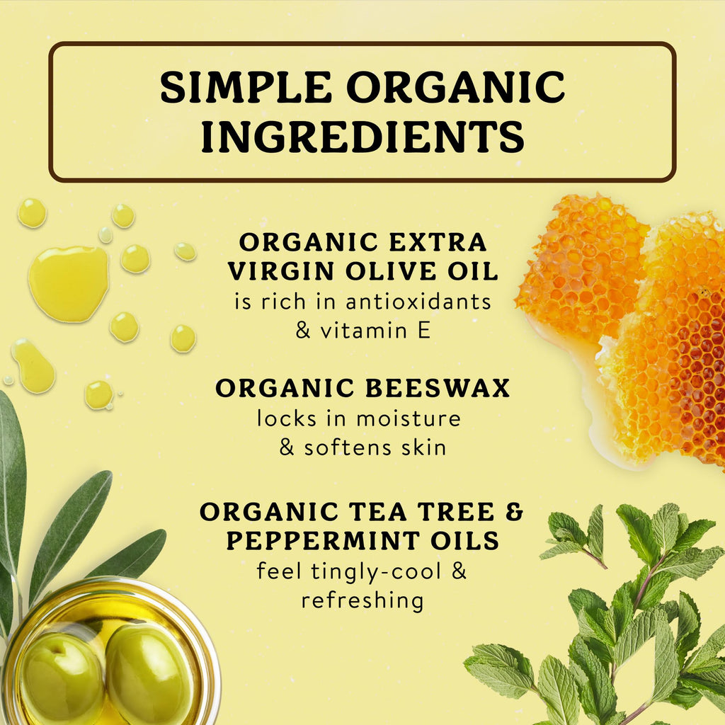 Badger Organic Peppermint & Tea Tree Foot Balm