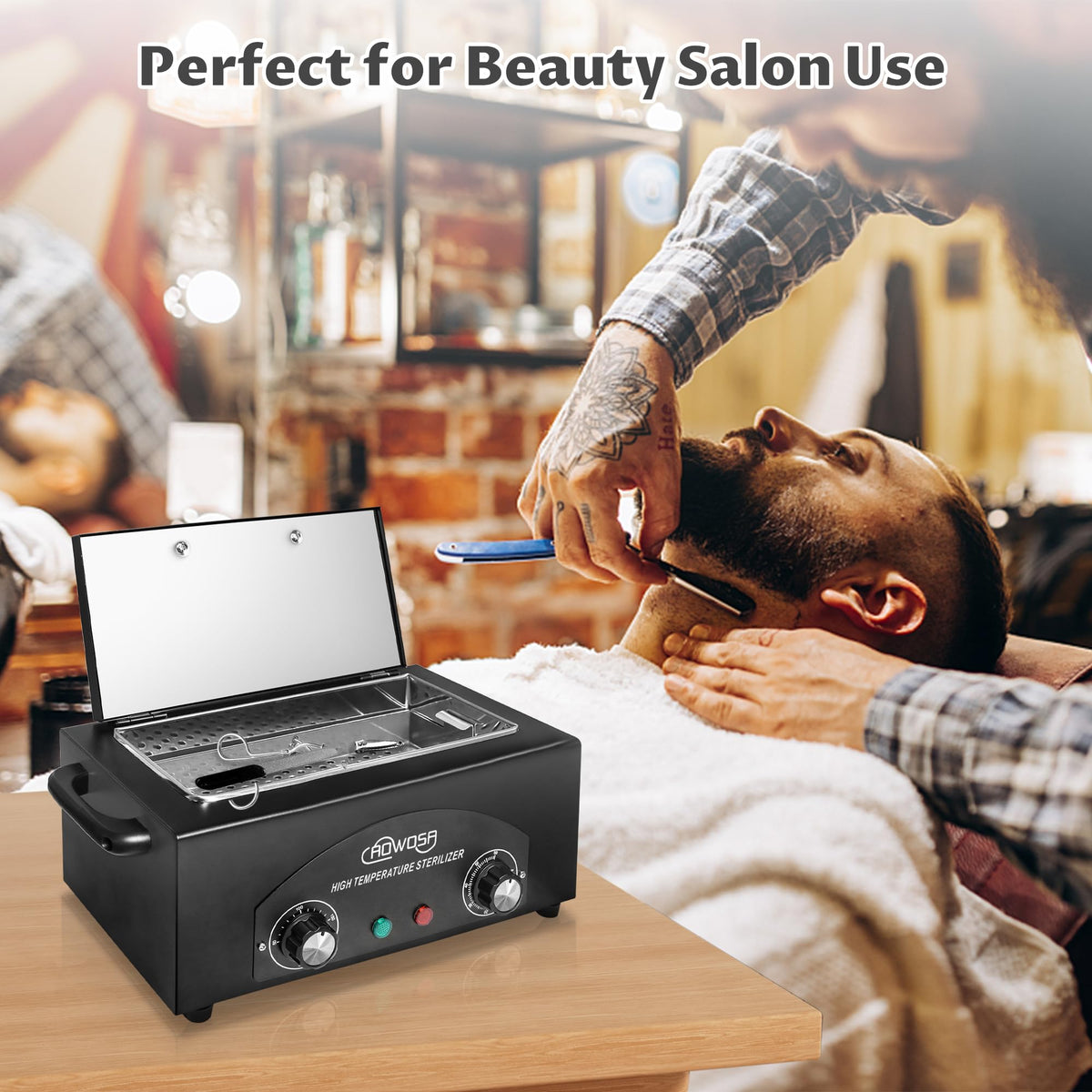 AOWOSA 2L High Temperature Dry Heat Metal Tool Cleaning Box