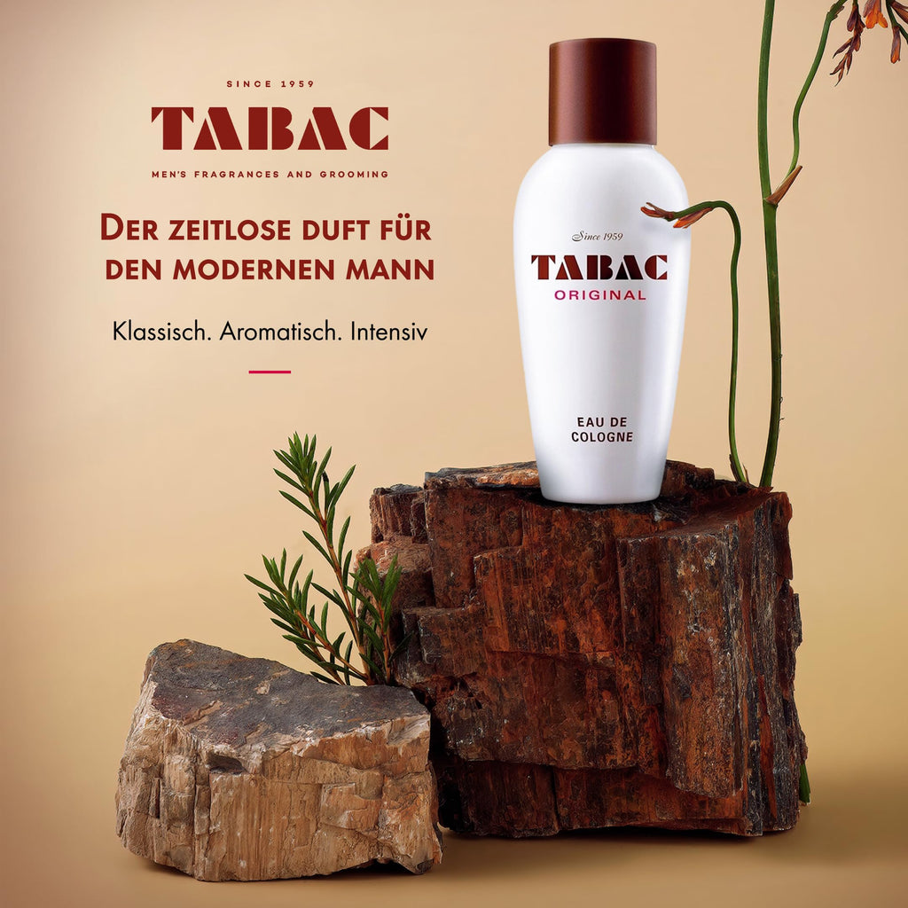 Maurer & Wirtz Tabac Original Eau de Cologne Splash for Men, 10.1 Fl Oz