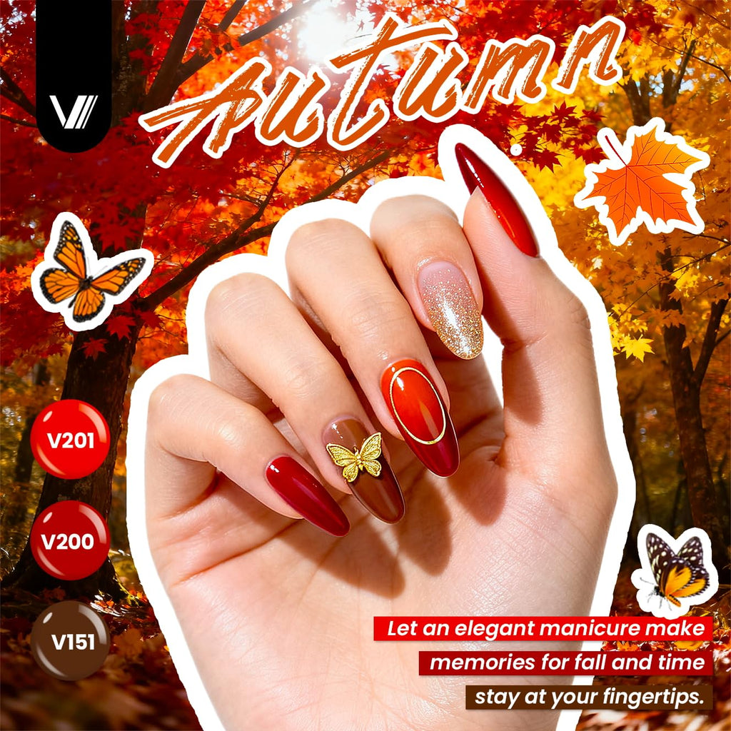 VANREESA Gel Nail Polish Kit for DIY Manicures