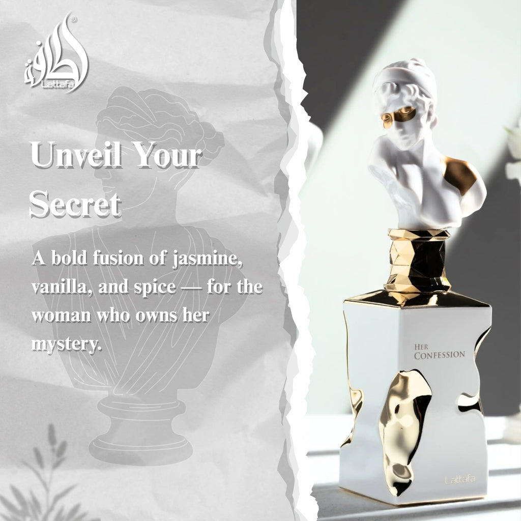 Lattafa Her Confession Eau de Parfum for Women, 100 ml