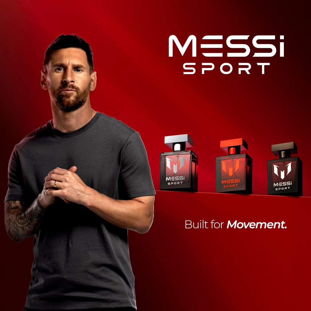Messi Sport Coffret Black Red Silver Eau de Toilette Spray Set