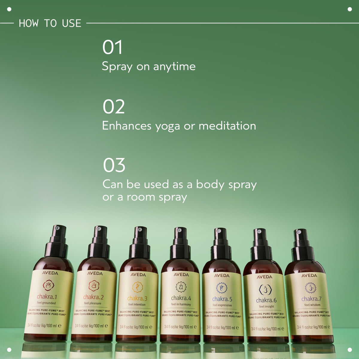 Aveda Chakra 1 Balancing Pure-Fume Mist Body & Room Spray