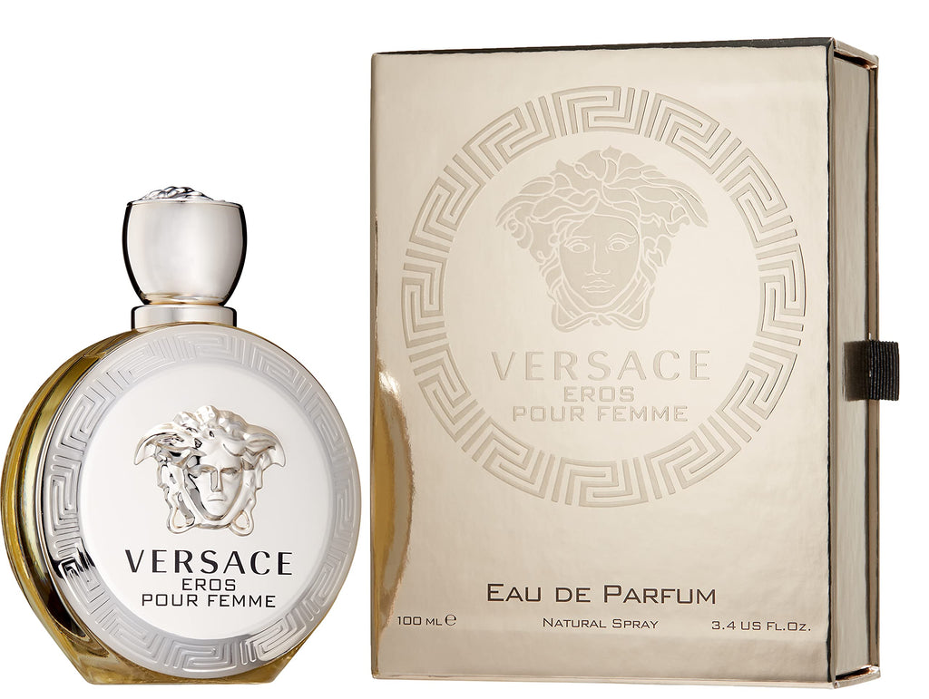 Versace Eros Eau de Parfum Spray for Women, 3.4 fl oz