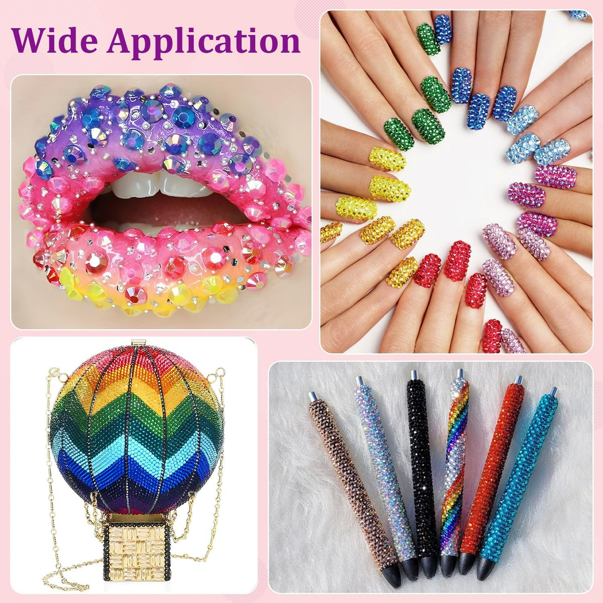 Resin Rhinestones for DIY Crafts and Decorative Projects