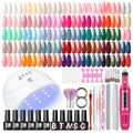 COSCELIA Gel Nail Polish Kit Multi-Color Manicure Set
