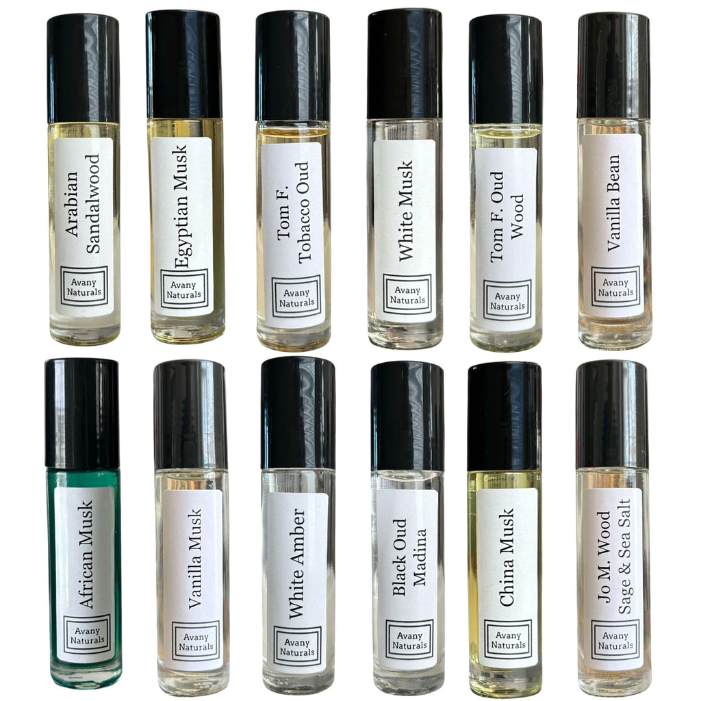 Avany Naturals Fragrance Roll-On Body Oil Set