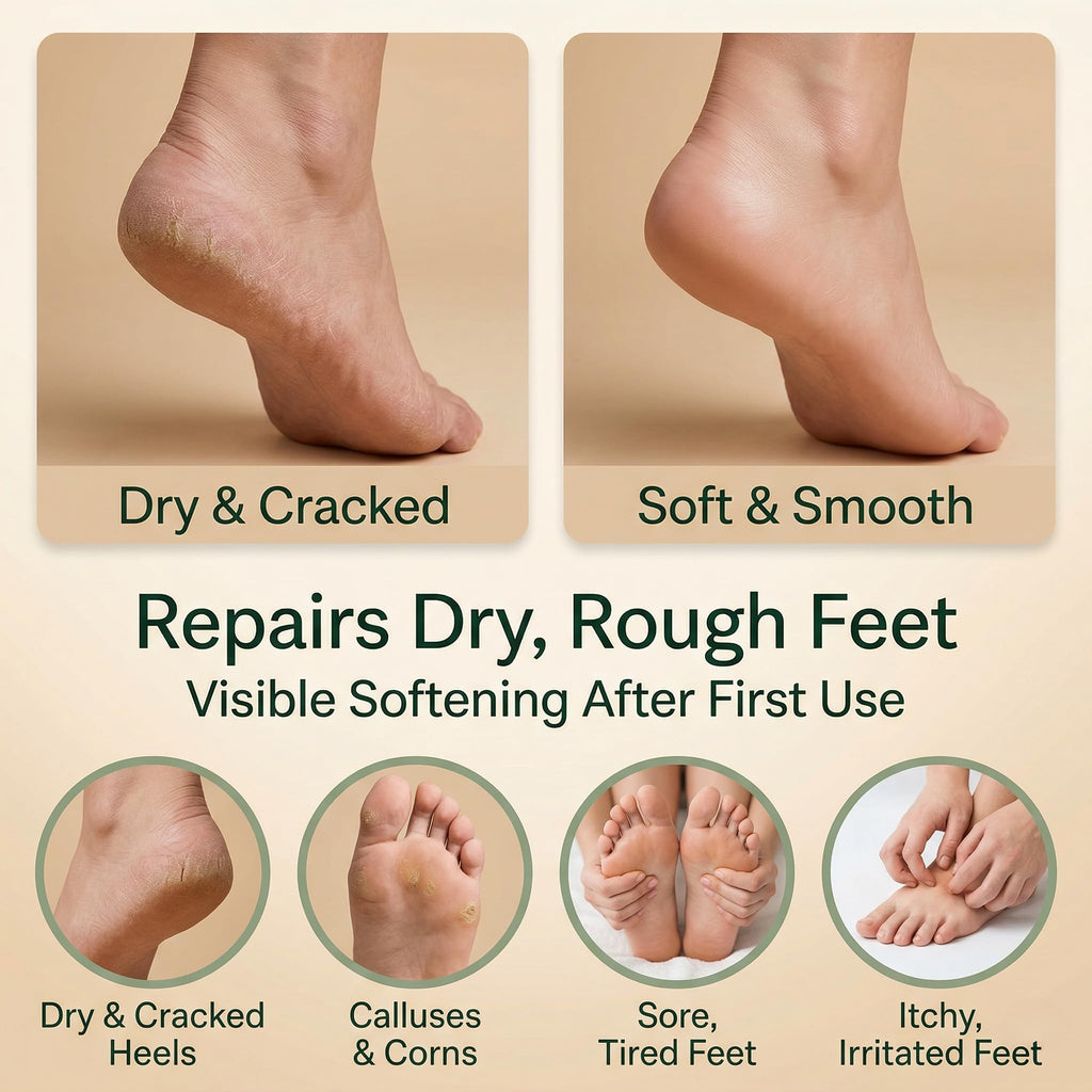Natural Escapes Peppermint Foot Cream with 5% Lactic Acid