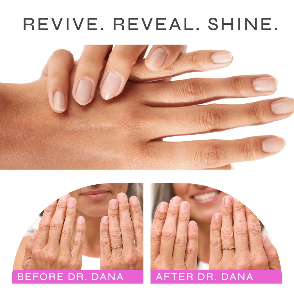 Dr. Dana Nail Repair Kit with Glycolic Acid for Stronger, Shiny Nails