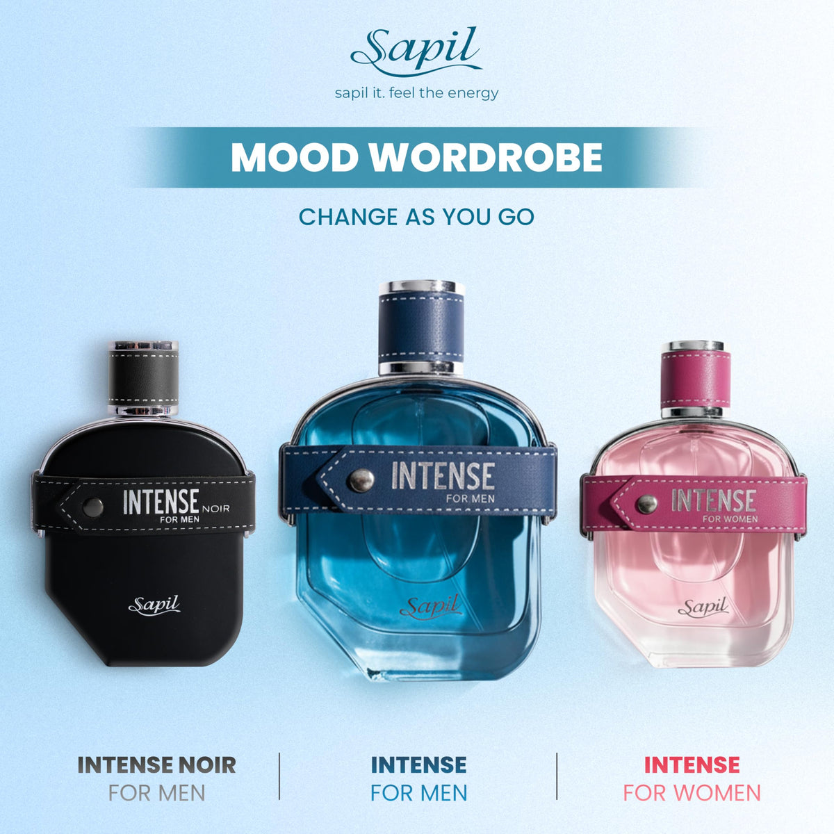 Sapil Intense Perfume for Men Lemon Vetiver Eau de Toilette 100ml